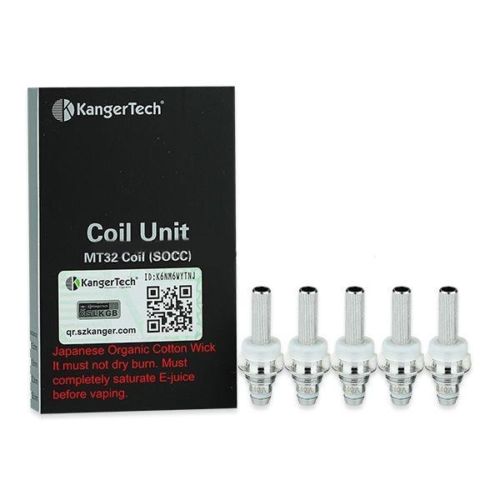 KangerTech® 1.8 0HM SOCC MT32 Coils 1 (PACK OF 5)