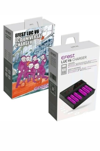 Efest Luc V6 HD LCD Battery Charger