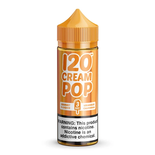 120 Cream Pop Eliquid 100ml by Mad Hatter Juice