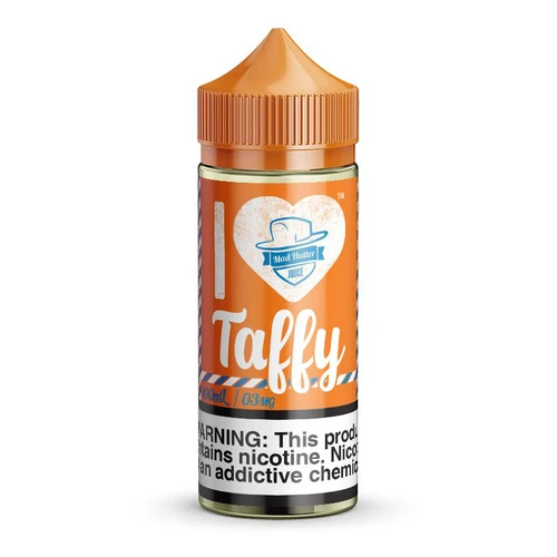 MAD HATTER - 10ML I LOVE TAFFY 0MG SHORTFILL E LIQUID