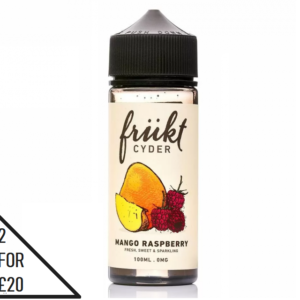 Mango Raspberry E-liquid by Frukt Cyder 100ml