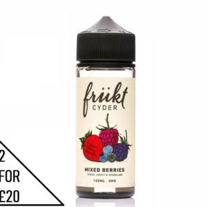 Mixed Berries E-liquid by Frukt Cyder 100ml