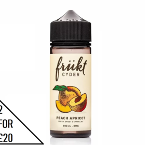 Peach Apricot E-liquid by Frukt Cyder 100ml