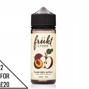 Plum Red Apple E-liquid by Frukt Cyder 100ml