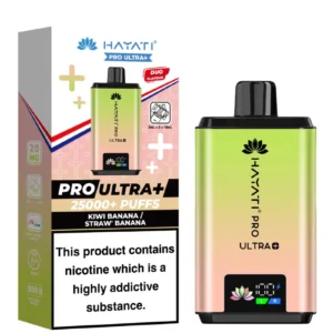Hayati Pro Ultra Plus 25000 Prefilled Kit - Kiwi Banana/Straw Banana